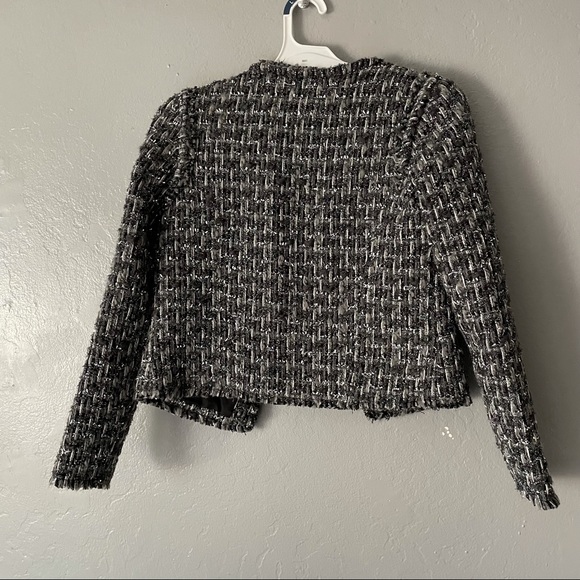IRO Tweed black and white sparkly jacket size 34 XS - Picture 4 of 5